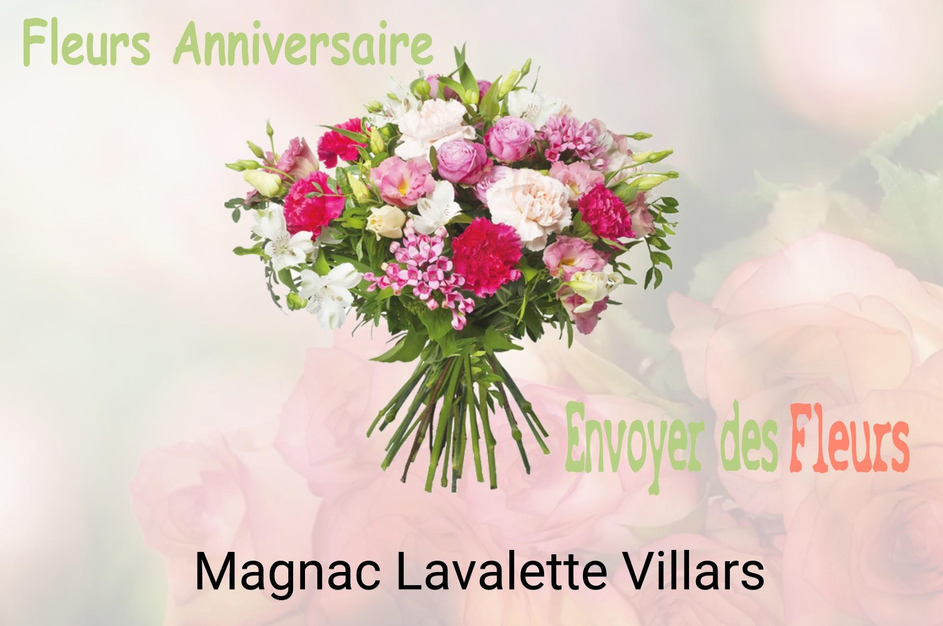 Bouquet de fleurs d’anniversaire livré à Magnac-Lavalette-Villars