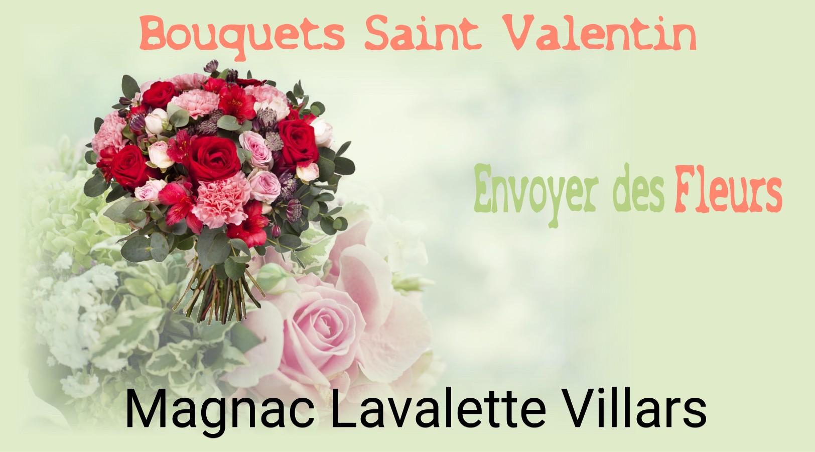 Roses de Saint-Valentin livrées à Magnac-Lavalette-Villars